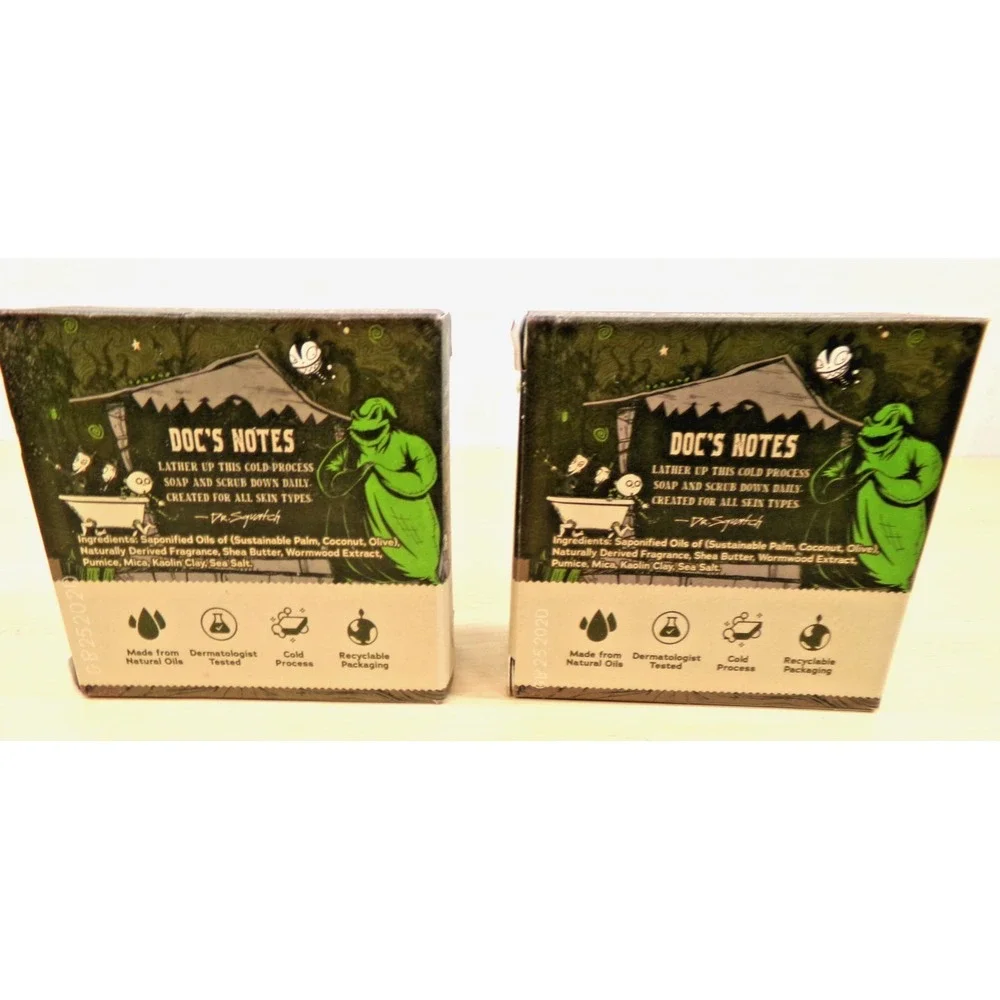 Dr Squatch Men's Natural Soap Oogie Boogie's Brew 5oz Bar Limited Edition 2 Bars